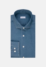 Collar Denim shirt in Medium Blue |  Seidensticker Onlineshop