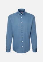 Regular Casual Hemd, Denimhemd Denim in Bleu Moyen |  Seidensticker Onlineshop