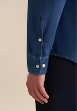 Regular Casual Hemd, Denimhemd Denim in Bleu Foncé |  Seidensticker Onlineshop