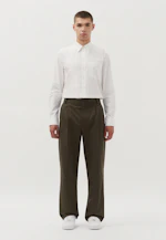 Oversized Pantalon à plis Uni in Vert |  Seidensticker Onlineshop