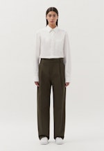 Pleated trousers Oversized in Green |  Seidensticker Onlineshop