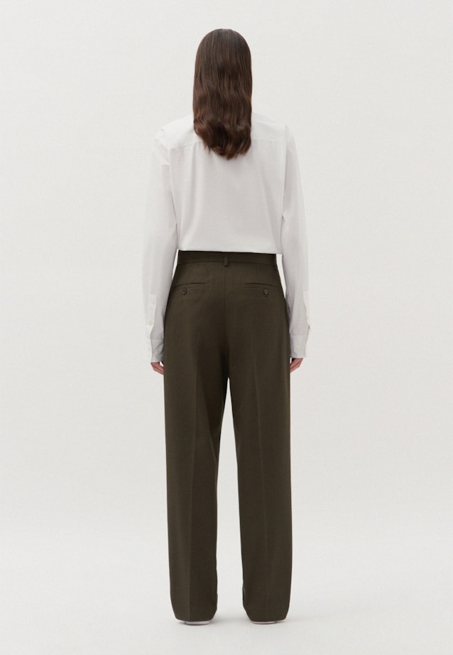 Pleated trousers Oversized in Green |  Seidensticker Onlineshop