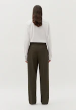 Oversized Pantalon à plis Uni in Vert |  Seidensticker Onlineshop
