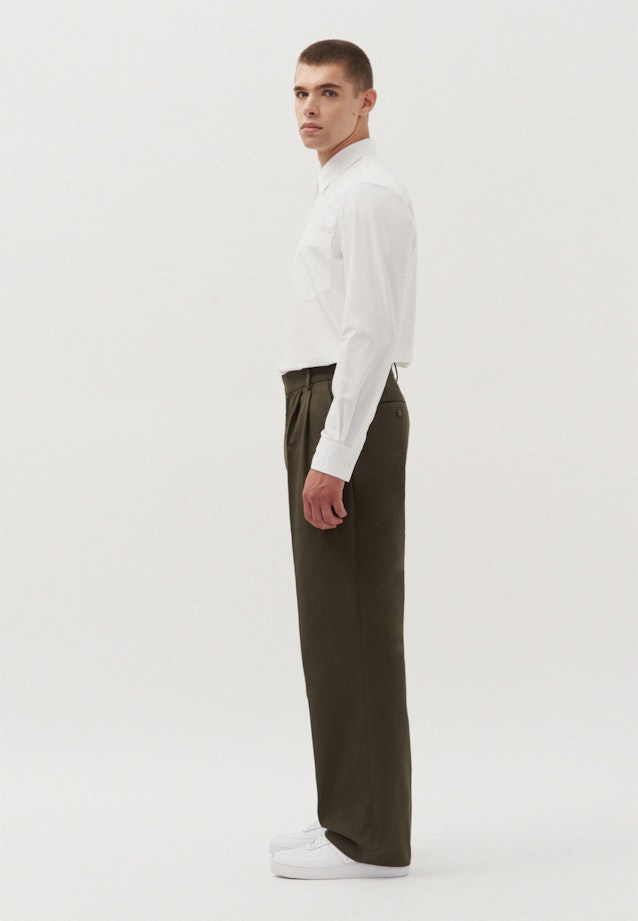 Pleated trousers Oversized in Green |  Seidensticker Onlineshop