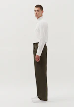 Oversized Pantalon à plis Uni in Vert |  Seidensticker Onlineshop