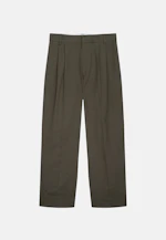 Oversized Pantalon à plis Uni in Vert |  Seidensticker Onlineshop