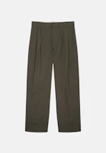 Oversized Pantalon à plis Uni in Vert |  Seidensticker Onlineshop