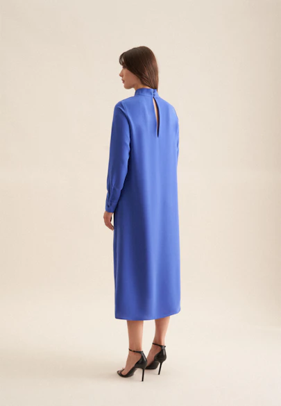 Robe Uni in Bleu Moyen |  Seidensticker Onlineshop