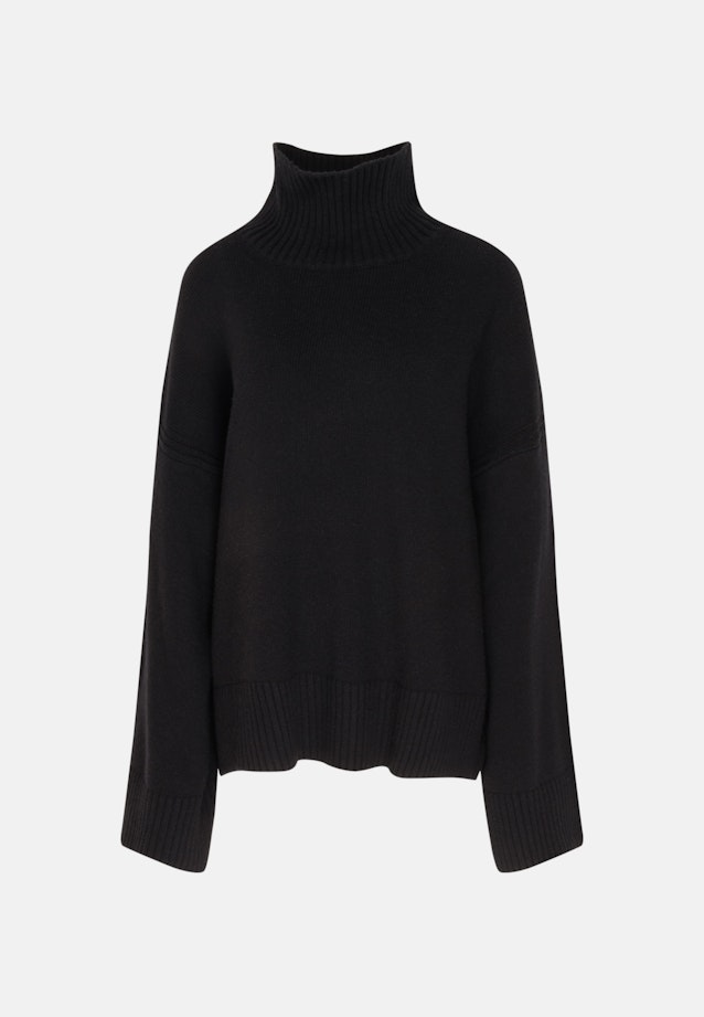 Polo neck Pullover in Black |  Seidensticker Onlineshop