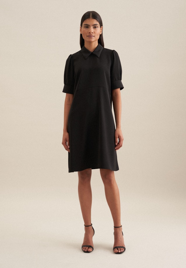 Collar Dress in Black |  Seidensticker Onlineshop