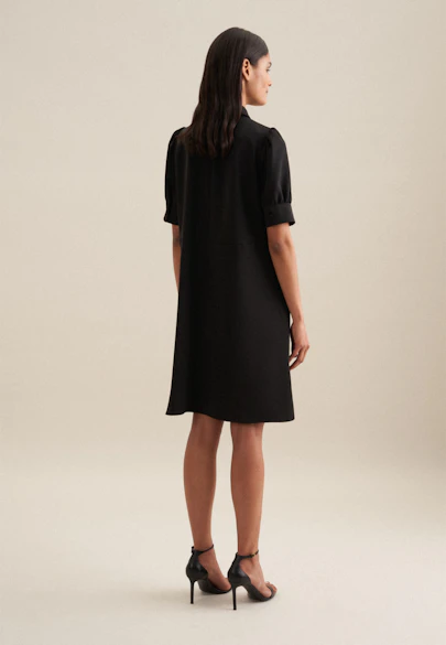 Kleid Uni in Schwarz |  Seidensticker Onlineshop
