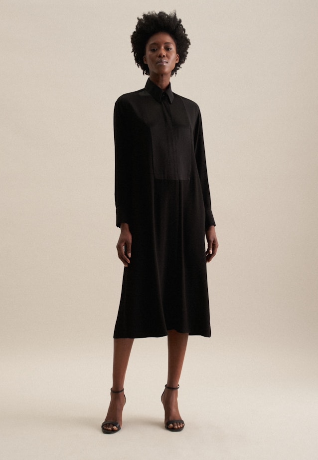 Robe Oversized Manche Longue in Noir |  Seidensticker Onlineshop