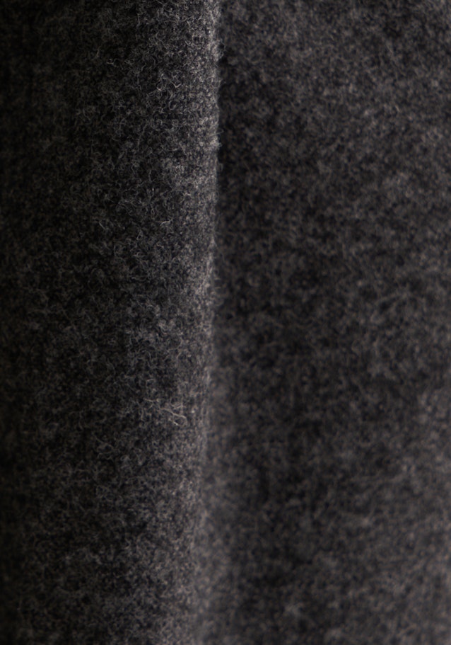 Regular Hose uni Melange in Grau | Seidensticker Onlineshop