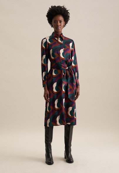 Dress Print in Black |  Seidensticker Onlineshop