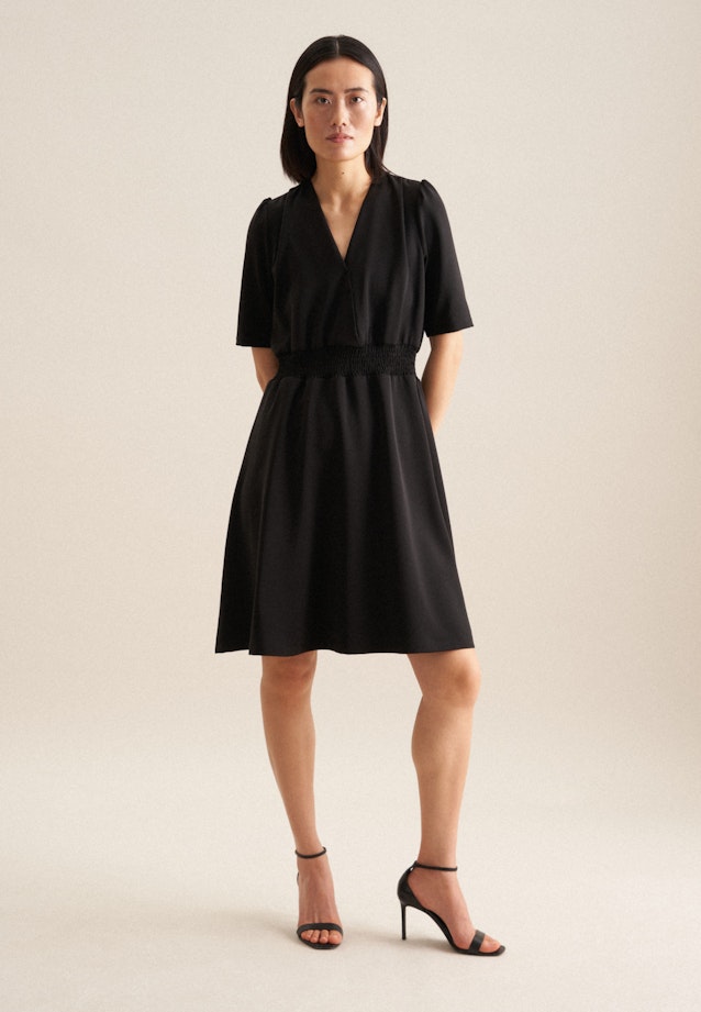 V-Neck Dress in Black |  Seidensticker Onlineshop