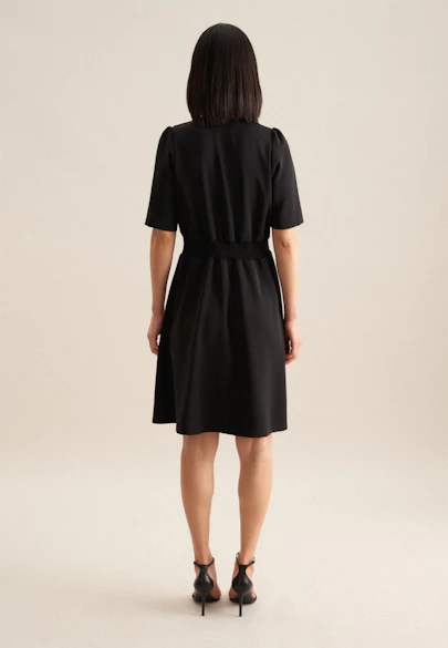 Kleid Uni in Schwarz |  Seidensticker Onlineshop