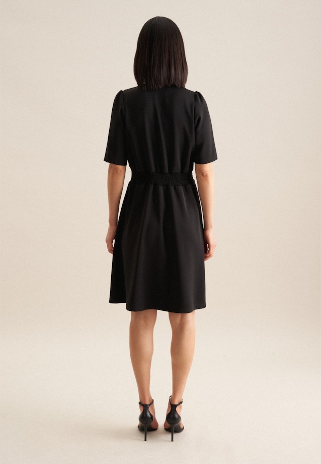 Robe Regular Manche Courte in Noir |  Seidensticker Onlineshop