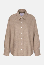 Chemisier chemise Uni Melange in Gris |  Seidensticker Onlineshop