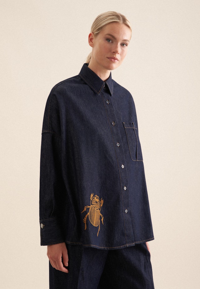 Seidensticker Denim Hemdbluse