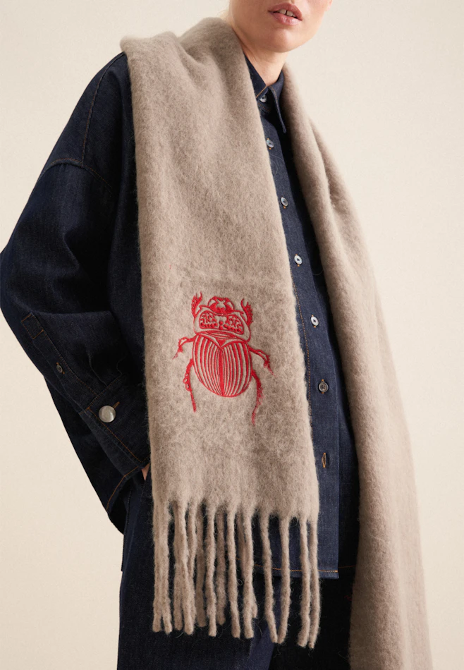 Regular Scarf in Grey | Seidensticker online shop