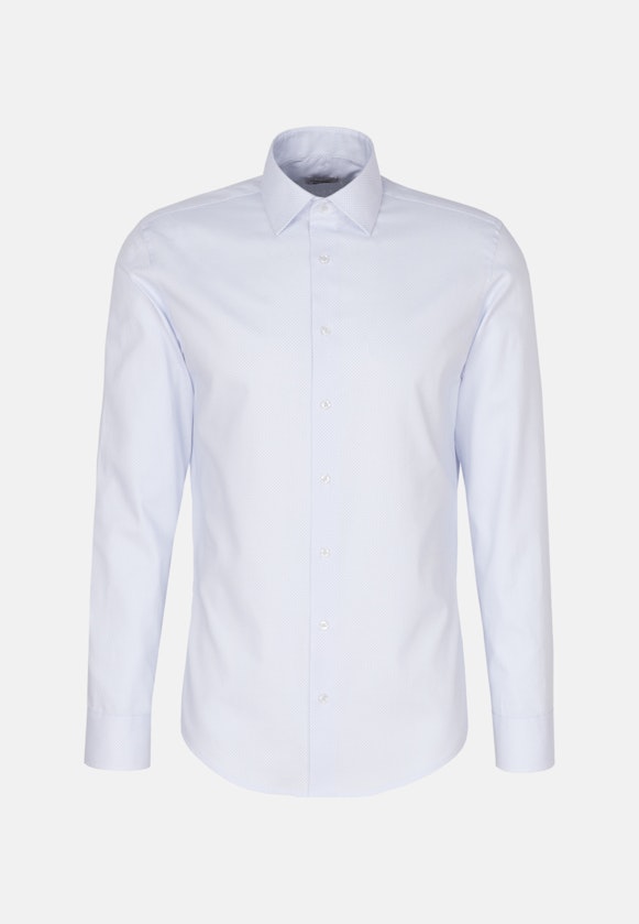 Chemise Business Slim Twill (sergé) Col Kent in Bleu Clair |  Seidensticker Onlineshop