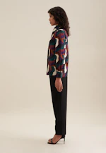 Hemdbluse Druck in Schwarz |  Seidensticker Onlineshop