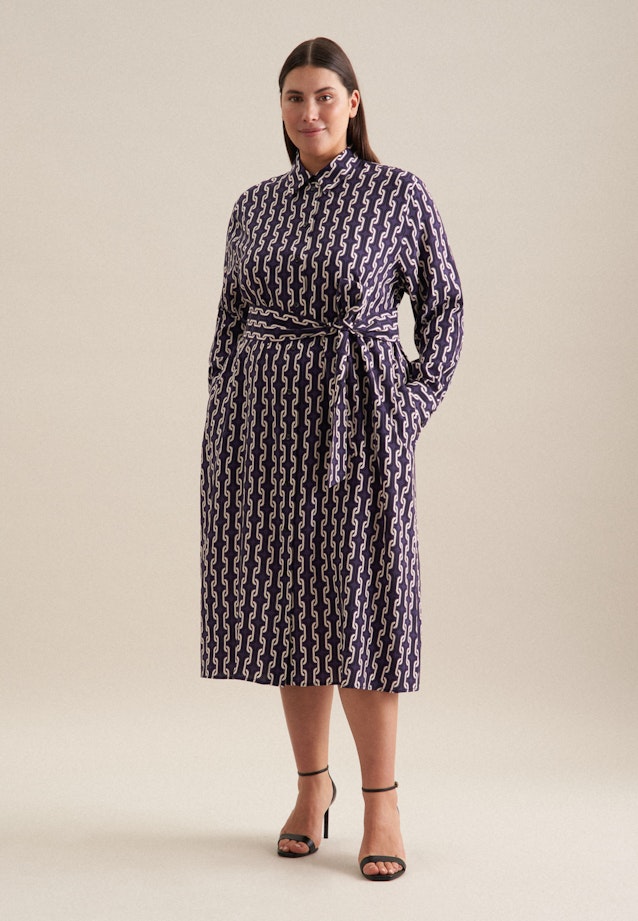 Grande taille Collar Dress in Purple |  Seidensticker Onlineshop