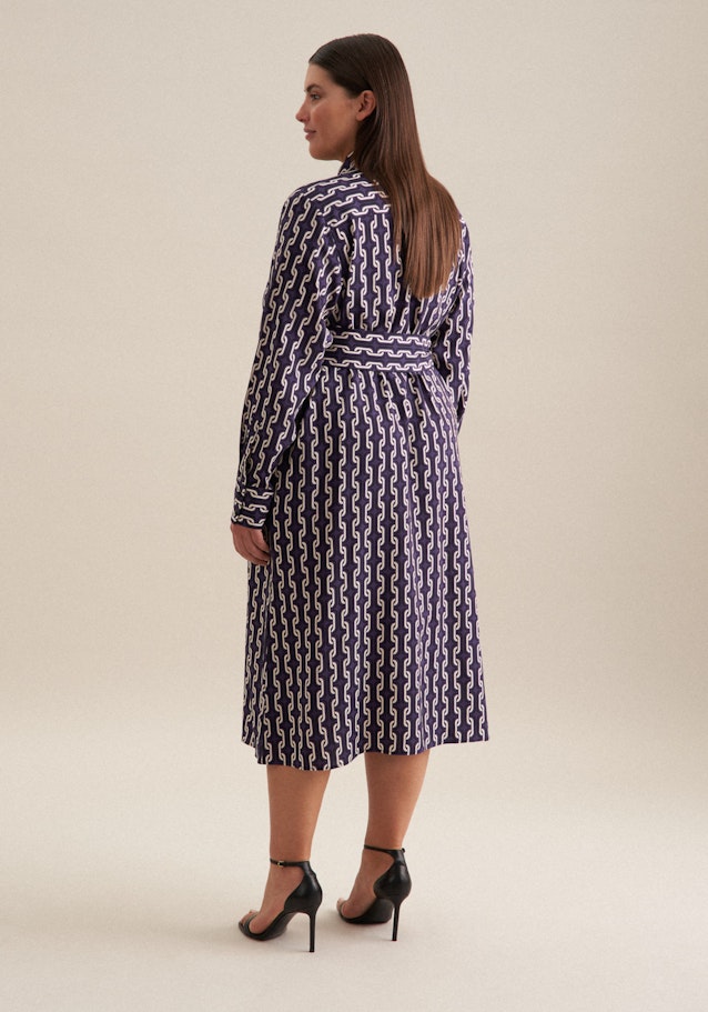 Curvy Kragen Kleid Regular in Lila | Seidensticker Onlineshop