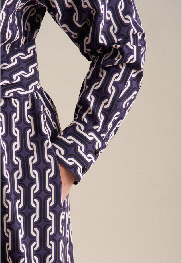 Curvy Robe Regular Manche Longue in Lilas |  Seidensticker Onlineshop