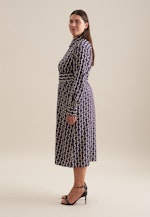 Grande taille Collar Dress in Purple |  Seidensticker Onlineshop