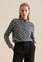 Leinwandbindung Shirtblouse in Groen |  Seidensticker Onlineshop