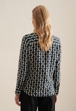 Leinwandbindung Shirtblouse in Groen |  Seidensticker Onlineshop