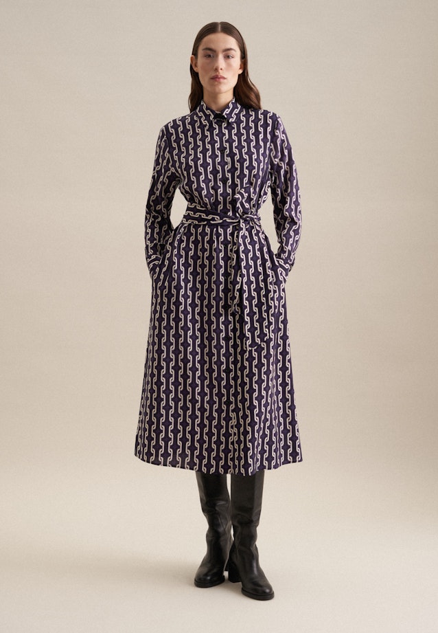 Collar Dress in Purple |  Seidensticker Onlineshop