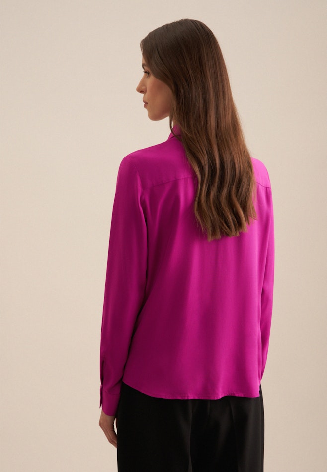 Hemdbluse Uni in Lila | Seidensticker Onlineshop