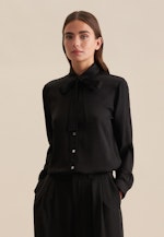 Shirt Blouse Uni in Black |  Seidensticker Onlineshop