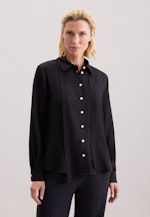 Shirt blouse Uni in Black |  Seidensticker Onlineshop