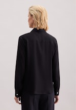 Shirt blouse Uni in Black |  Seidensticker Onlineshop