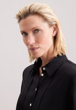 Shirt blouse Uni in Black |  Seidensticker Onlineshop