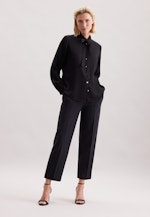 Shirt blouse Uni in Black |  Seidensticker Onlineshop