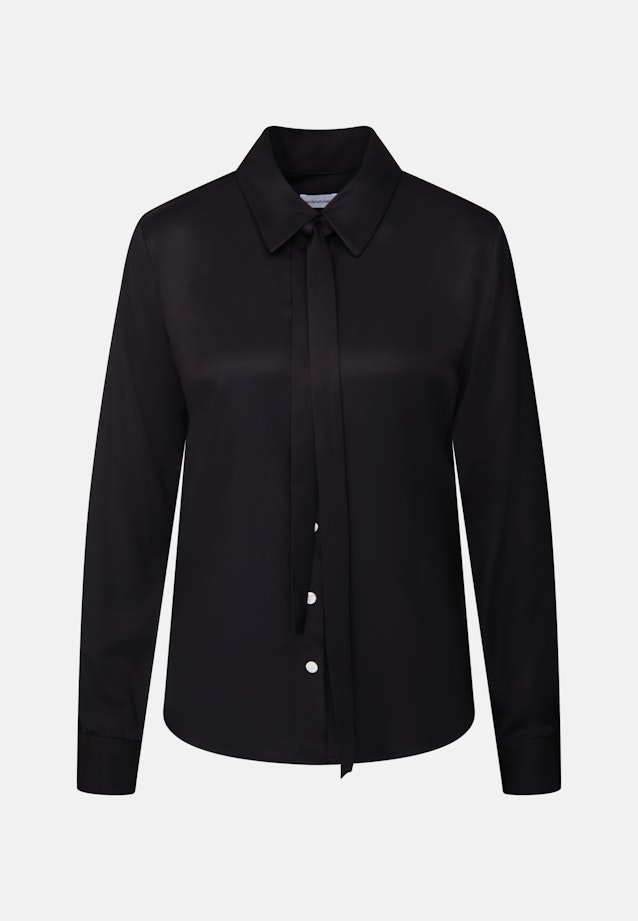 Hemdbluse Uni in Schwarz |  Seidensticker Onlineshop