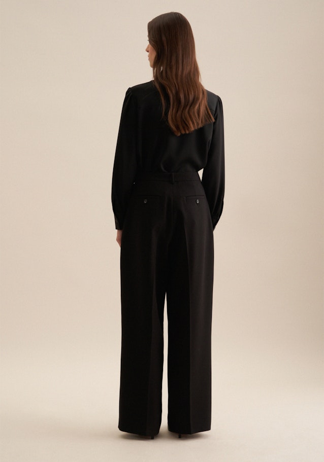 Regular Pantalons Uni in Noir | Seidensticker Onlineshop