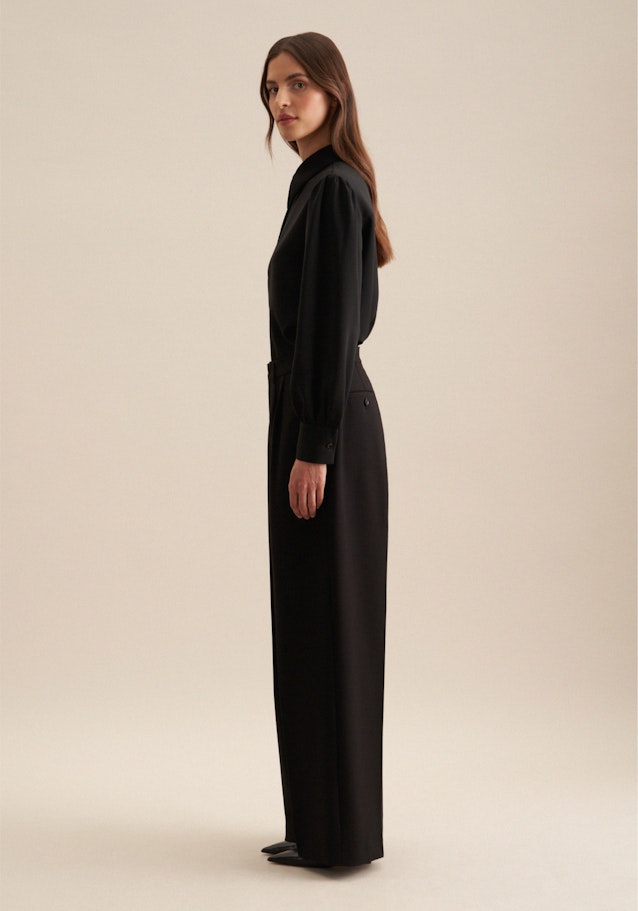 Regular Pantalons Uni in Noir | Seidensticker Onlineshop