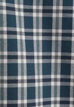 Slim Flanellhemd Karo in Türkis |  Seidensticker Onlineshop