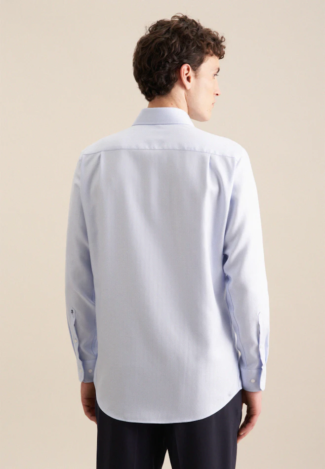 Regular Chemise d'affaires rayures dans Bleu Clair | Boutique en ligne Seidensticker