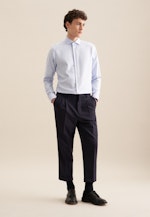 Regular Business Hemd Streifen in Hellblau |  Seidensticker Onlineshop