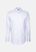 Non-iron Herringbone pattern Business Shirt in Regular with Kent-Collar in Light Blue |  Seidensticker Onlineshop