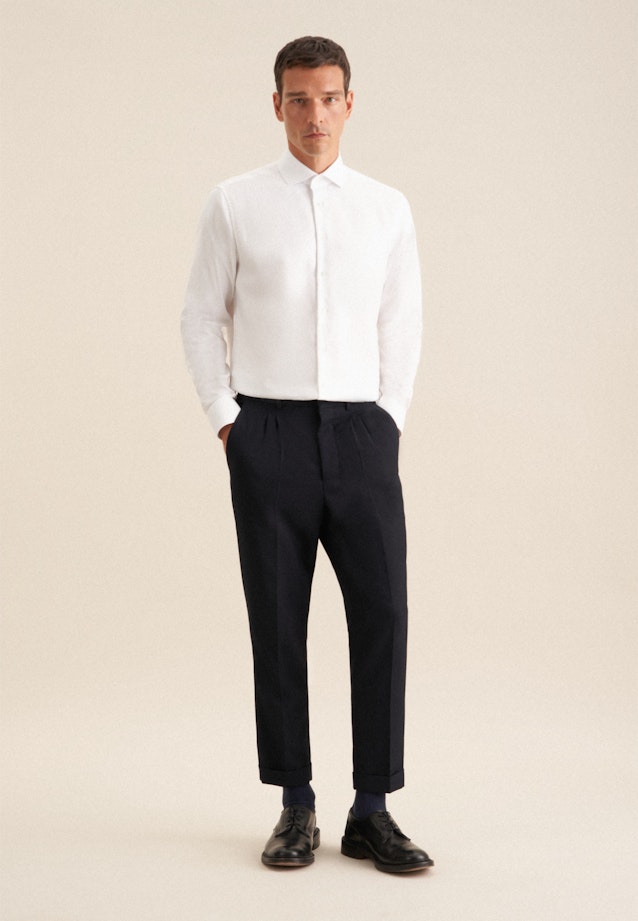 Regular Business shirt Stripe in White |  Seidensticker Onlineshop