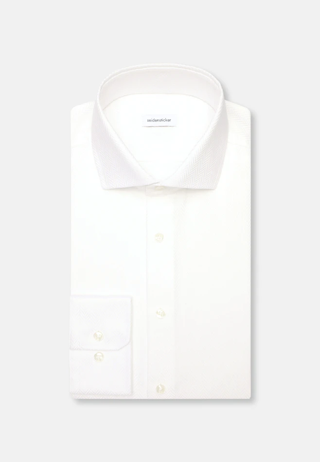 Regular Chemise d'affaires rayures dans Blanc | Boutique en ligne Seidensticker