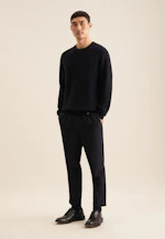Crew Neck Pullover Uni in Dark Blue |  Seidensticker Onlineshop
