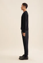 Crew Neck Pullover Uni in Dark Blue |  Seidensticker Onlineshop
